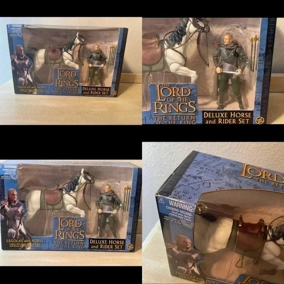 Vintage Lot of 3 Lord of the Rings Deluxe Horse Riders sets. - Picture 10 of 10